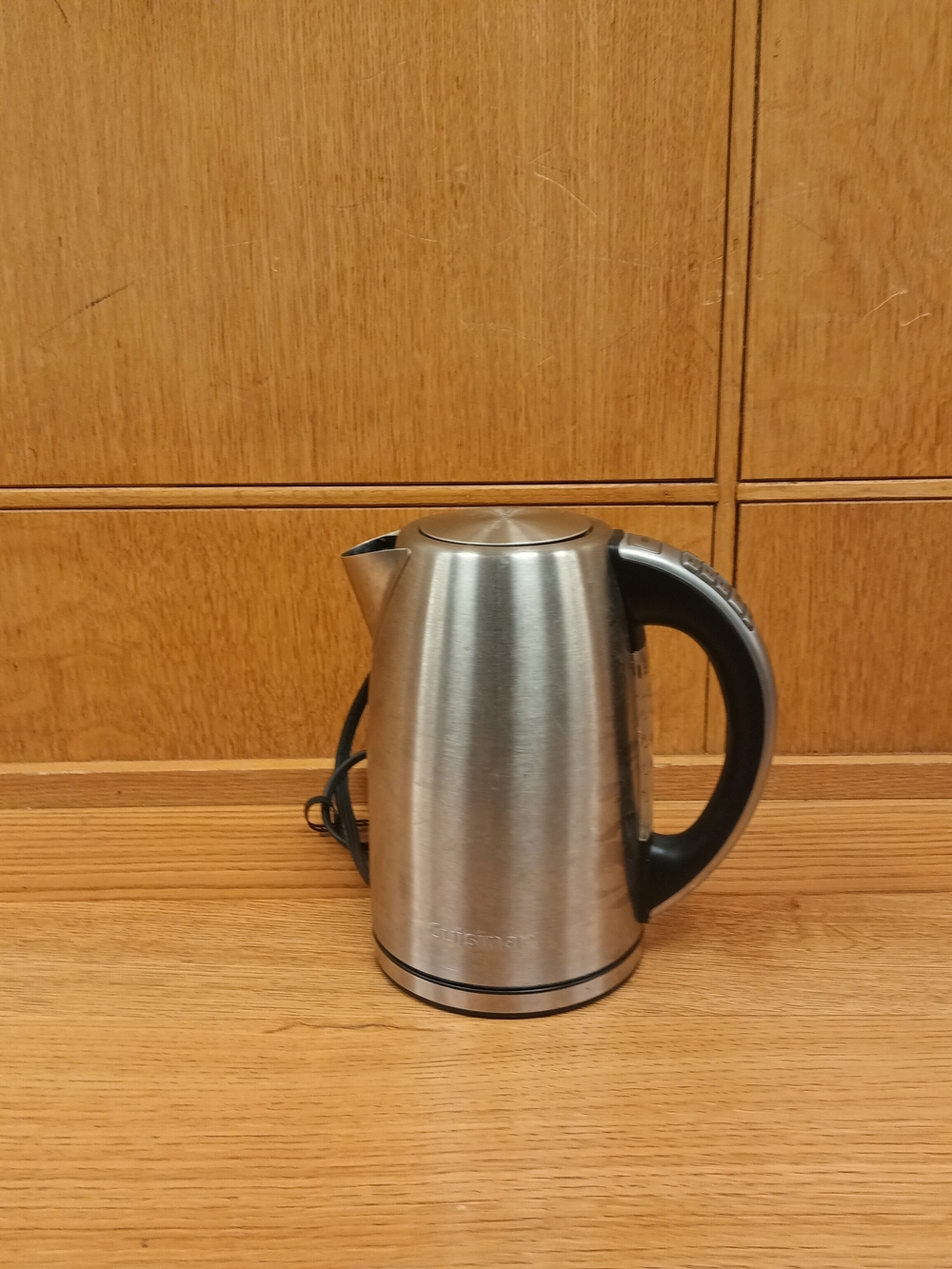 Cuisinart Stainless Steel Electric Kettle with Black Handle